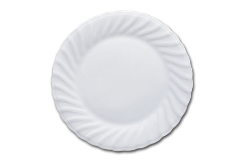 フリー素材　白い丸皿