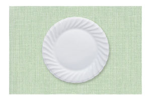 フリー素材　白い皿