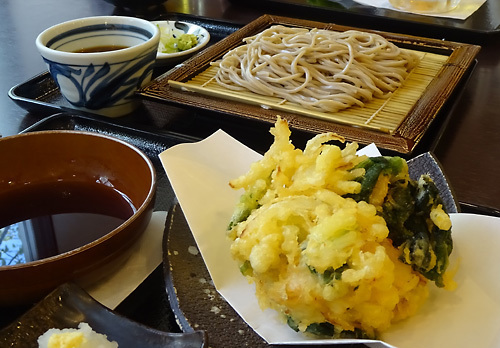 天ぷらそば定食